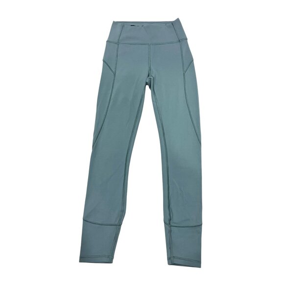 Lululemon In Movement 7/8 Tight 25" Mystic Green Size 4 - Picture 3 of 8